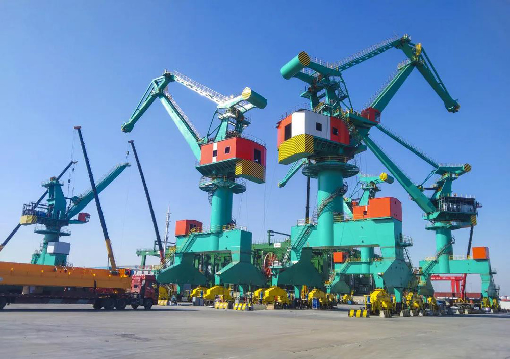 Weihua Portal Cranes Shipping to Indonesia